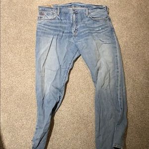 Polo White washed cotton jeans